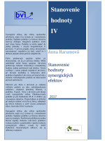 Stanovenie hodnoty IV - Stanovenie hodnoty synergických efektov