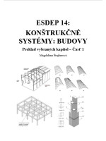 ESDEP 14: KONŠTRUKČNÉ SYSTÉMY: BUDOVY Preklad vybraných kapitol – Časť 1