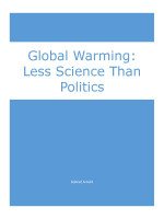Global Warming: Less Science Than Politics